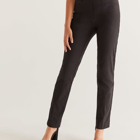 💖HOST PICK💖 Reitmans Black Straight Leg Pull On Pants The Iconic (Size 14) - Picture 5 of 12